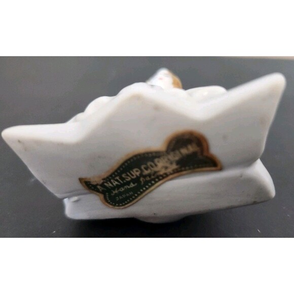 VTG Porcelain Cake Topper Wedding National Supply Co Japan 2 Inch Bride Groom - Picture 7 of 7